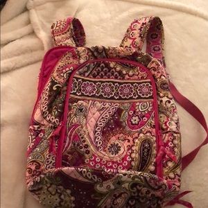 Pink Vera Bradley Laptop Backpack